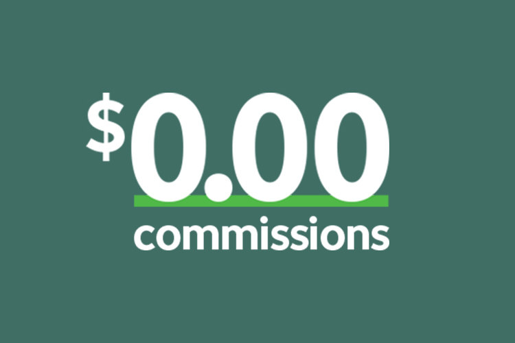 $0 commissions